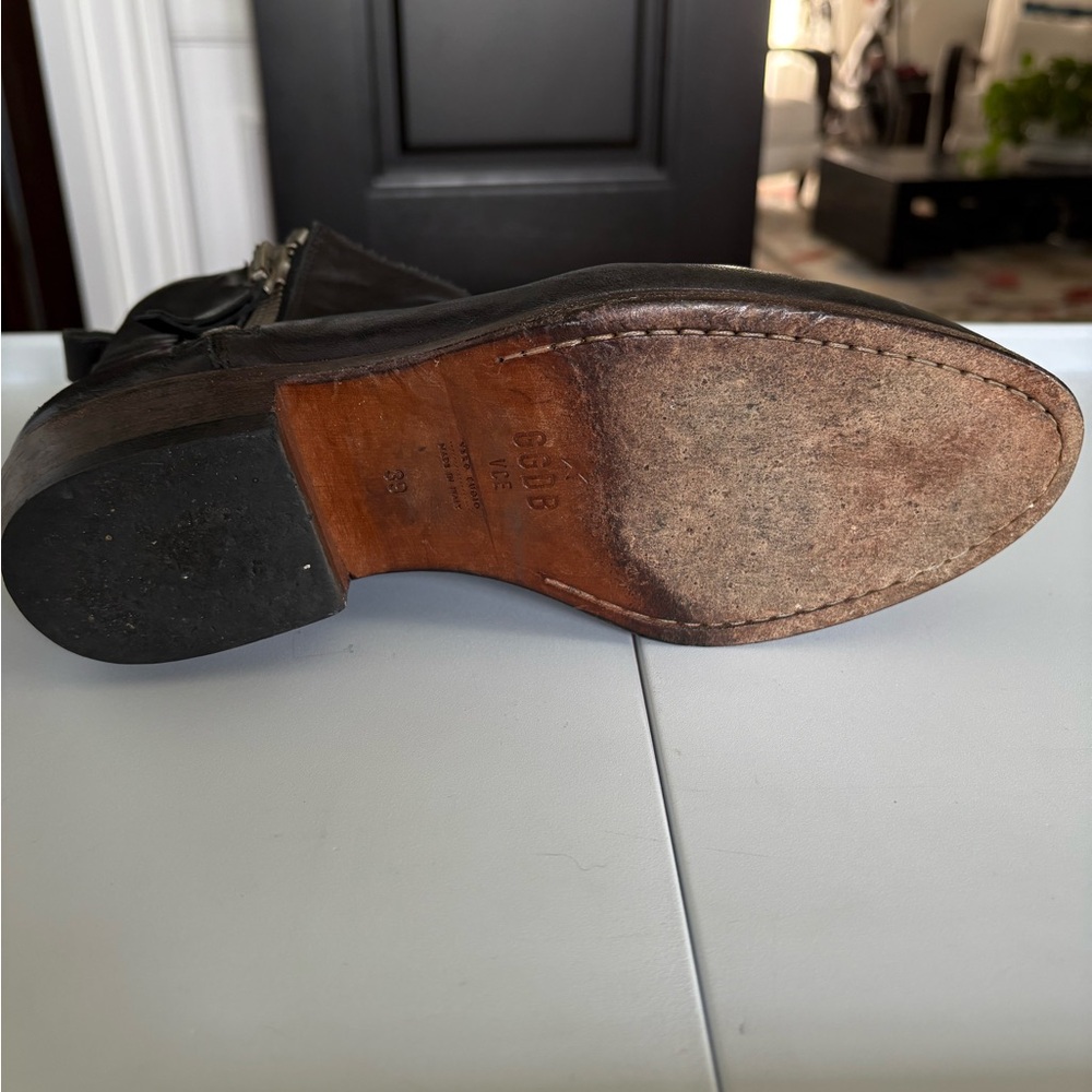 Golden Goose Black Ankle Boots - Picture 3 of 4